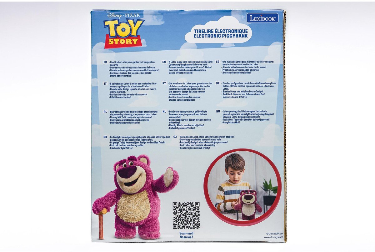 Lexibook lotso elektronische spaarpot