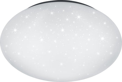 Rl live your light reality putz - plafondlamp - wit - incl. 1x smd 15w - sterreneffect - d: 37cm - ip44