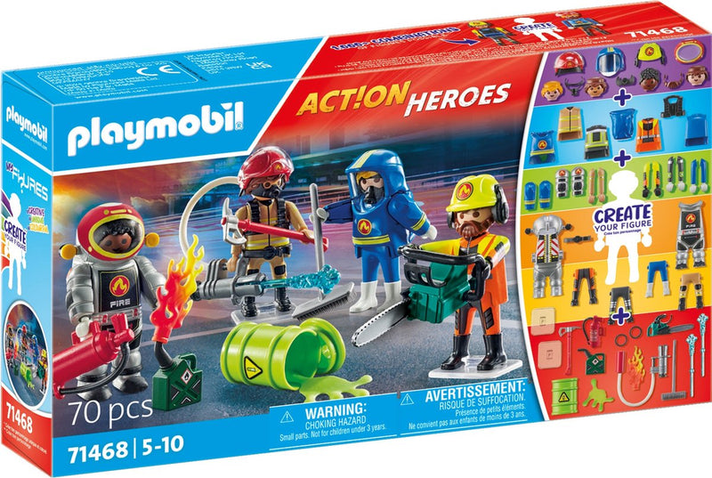 Playmobil action heroes my figures brandweer - 71468