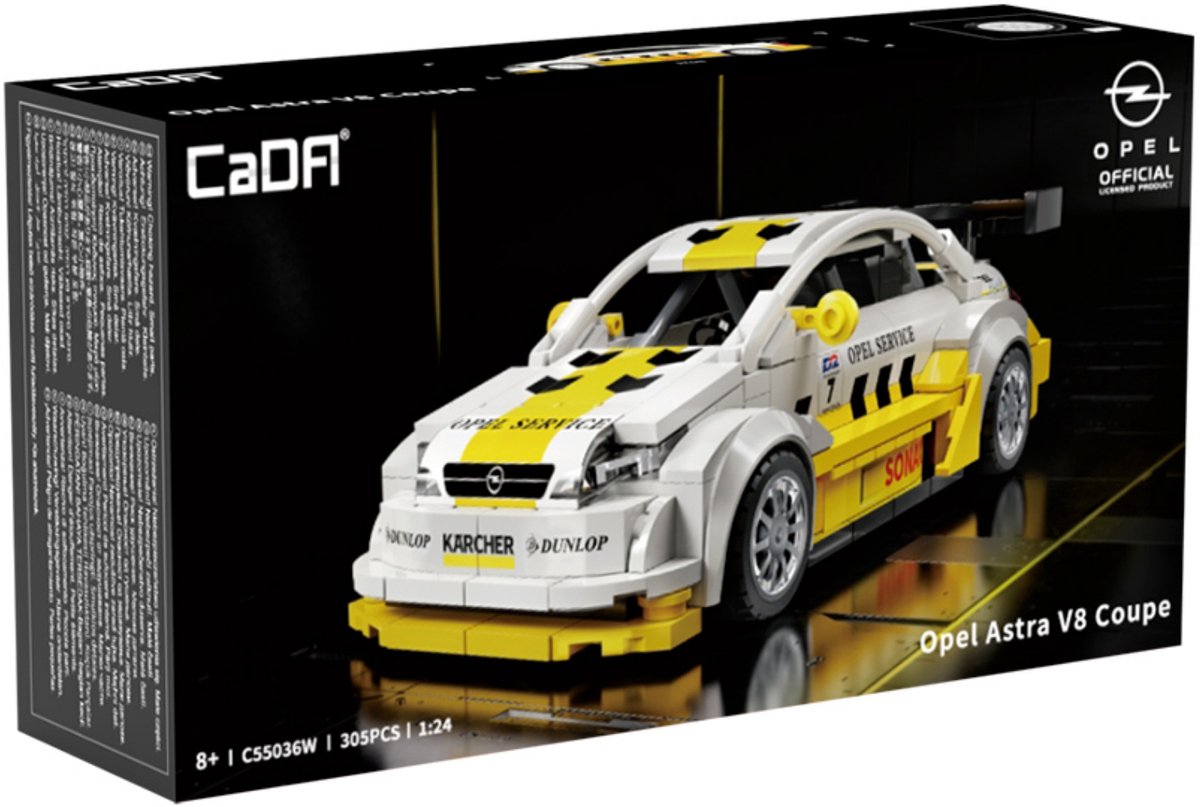 Cada opel astra v8 coupe 1:24 - c55036w - - onesize