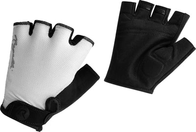 Rogelli core fietshandschoenen dames - zomer wielrenhandschoenen - korte vinger - wit - maat xs
