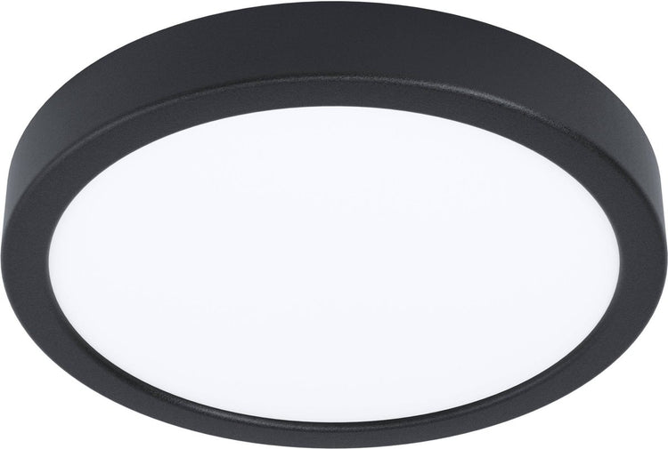 Eglo fueva 5 opbouwlamp - led - ø 21 cm - zwart wit - bewegingssensor
