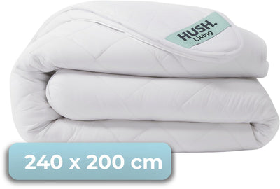 Hush. living hush living dekbed tweepersoons 240x200 cm - 350 gsm - warm, ademend en lichtgewicht - geschikt voor alle seizoenen