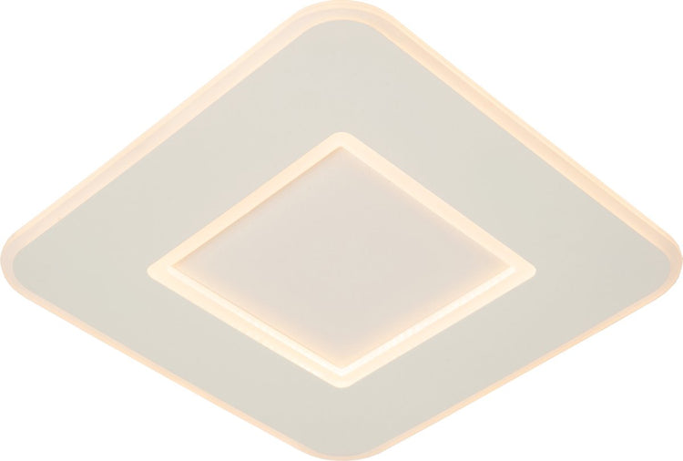 Lucide axelle - plafonnière (plafondlamp) - led 3 stepdim - 1x24w 2700k - wit