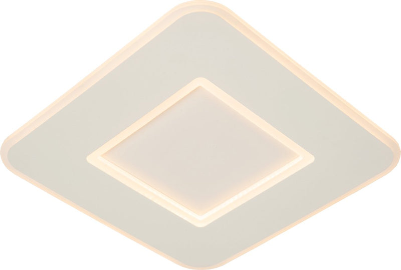 Lucide axelle - plafonnière (plafondlamp) - led 3 stepdim - 1x24w 2700k - wit