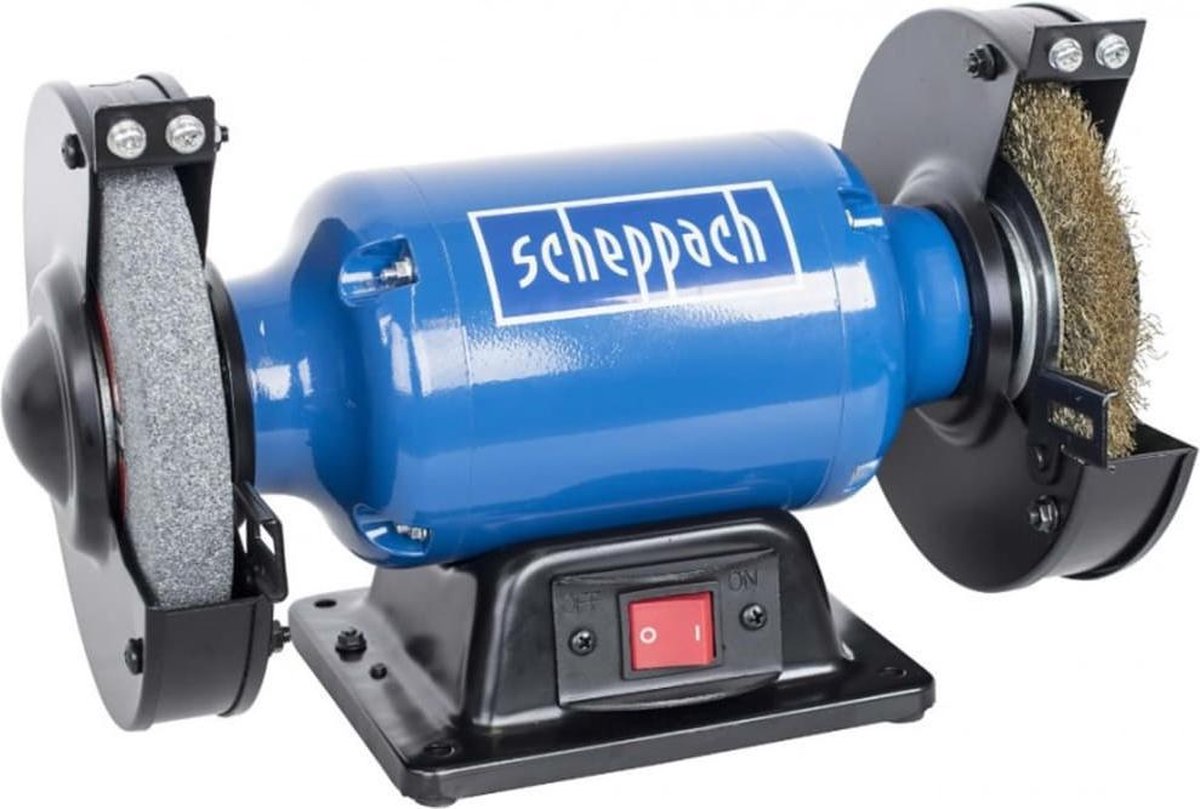 Scheppach dubbele slijpmachine sm150lb