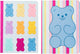 Kangaro schriften - b'log sweet candy - formaat a4 - met lijn - 2 stuks - met aarbeiengeur