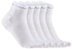 Craft active mid sock 5-pack unisex sportsokken - wit