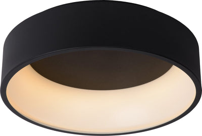 Lucide talowe led - plafonnière (plafondlamp) - ø 45,5 cm - led dimbaar - 1x30w 3000k - zwart