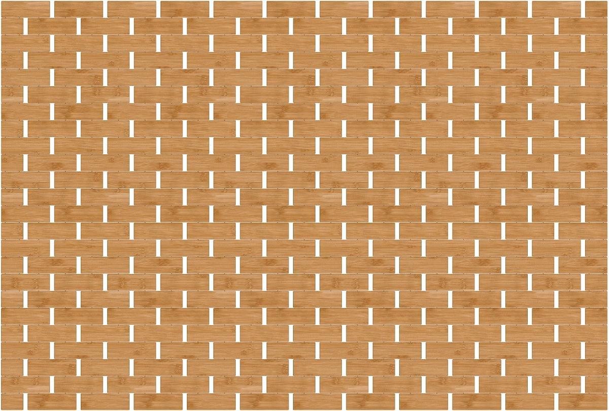 Eisl bamboe badmat douchemat - anti-slip - duurzaam - 50 x 70 cm