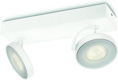 Philips led philips clockwork opbouwspot - 2-lichts - wit