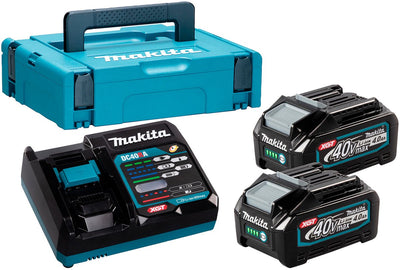 Makita 191j97-1 | xgt startset 40v max in mbox1 (2x 4.0ah bl4040 accu + dc40ra snellader) - 191j97-1