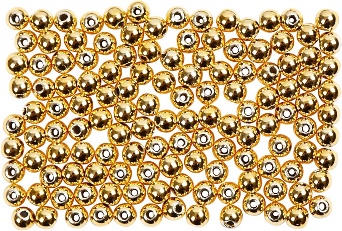 Creativ company kralen goud, 150st.