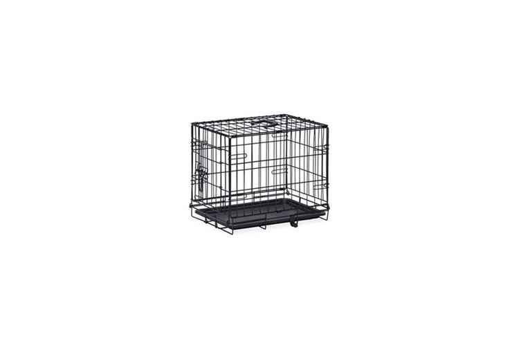 Beeztees hondenbench xs - bench - inklapbaar - zwart - 49x36x40 cm