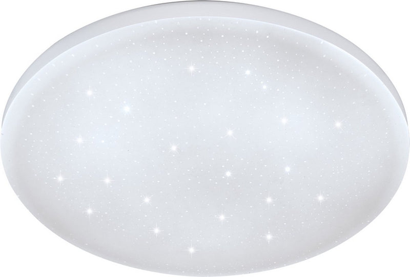 Eglo frania-s plafondlamp - led - ø 22 cm - wit - glinsterend