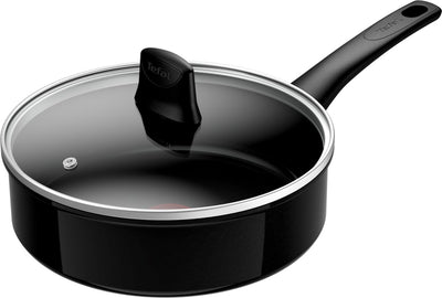 Tefal renew black on - keramische hapjespan - ø24 cm - pfas-vrij - geschikt voor inductie