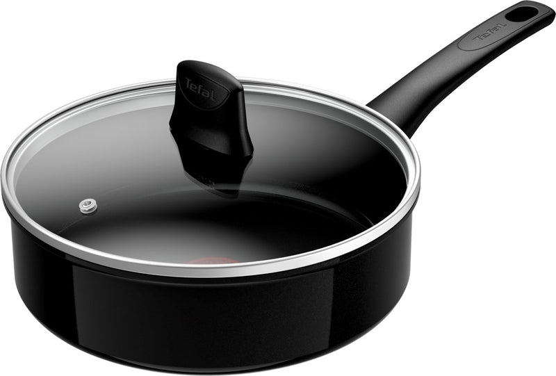 Tefal renew black on - keramische hapjespan - ø24 cm - pfas-vrij - geschikt voor inductie