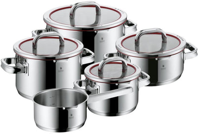 Wmf function4 - pannenset - 5-delig - geschikt voor inductie - rvs - met deksel