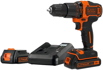 Black+decker bdchd18 - accuboormachine - udarowa functie - 18v - 2,0 ah