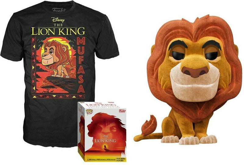 Funko pop! tee box: disney the lion king - mufasa (size s)