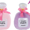 Glamour van manen knuffel parfumfles speelgoed 22cm.