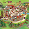 Achoka speelkleed kasteel middeleeuwen, 100x150cm