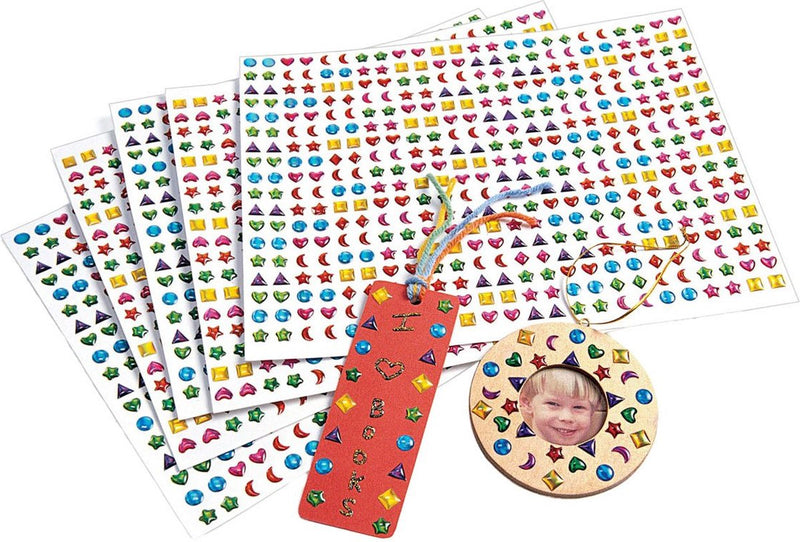 Colorations - 3d edelsteenstickers, 2150st.