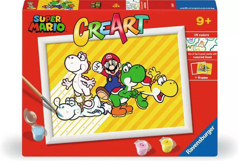 Ravensburger creart super mario - schilderen op nummer