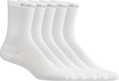 Craft active high sock 5-pack unisex sportsokken - wit 43-45