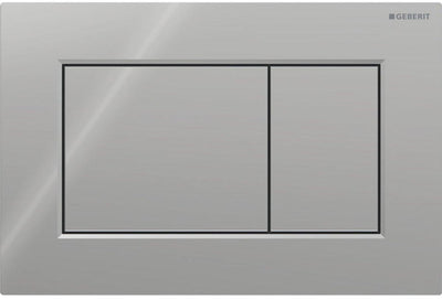 Geberit sigma01 bedieningsplaat - 2-toets spoeling - vierkant - glans chroom