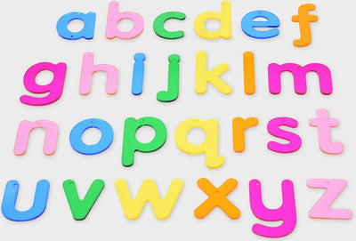 Tickit - transparante gekleurde letters (26 stuks)