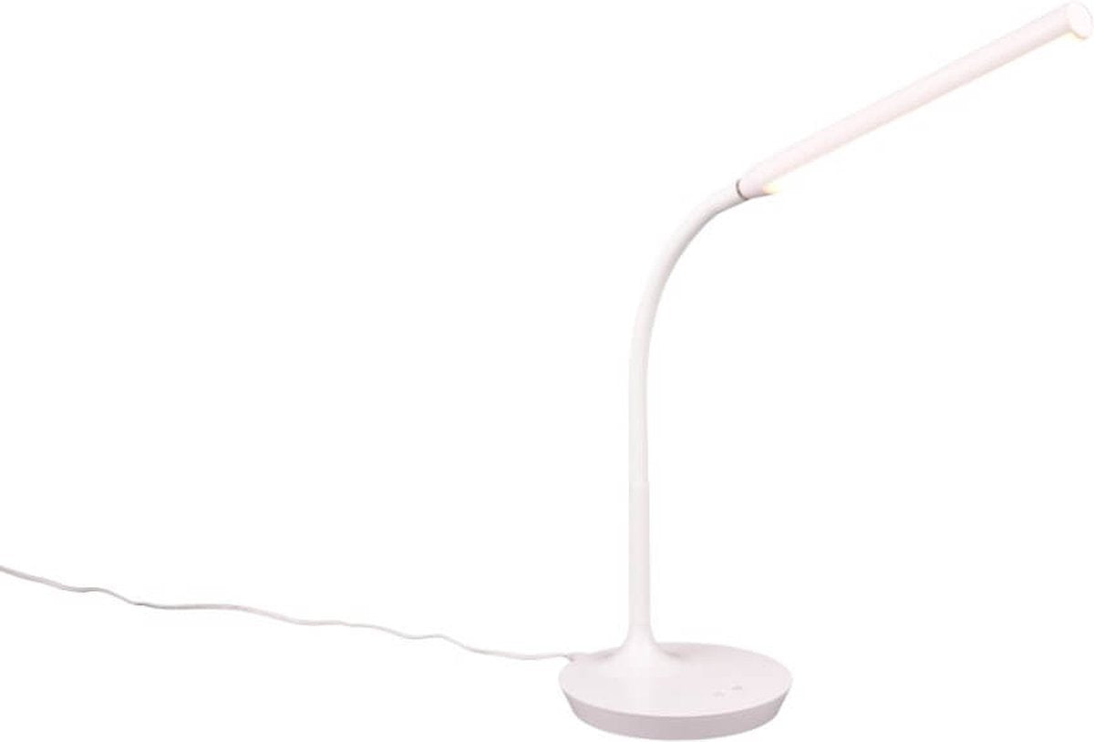 Rl live your light reality toro - tafellamp - bureaulamp - wit - incl. 1x smd 5w - touch functie - aanpasbare lichtkleur - flexibel