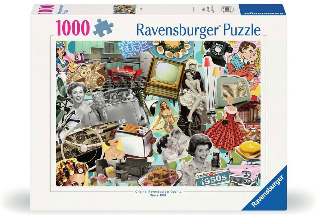 Ravensburger puzzel legpuzzel jaren 50 - 1000 stukjes vintage.