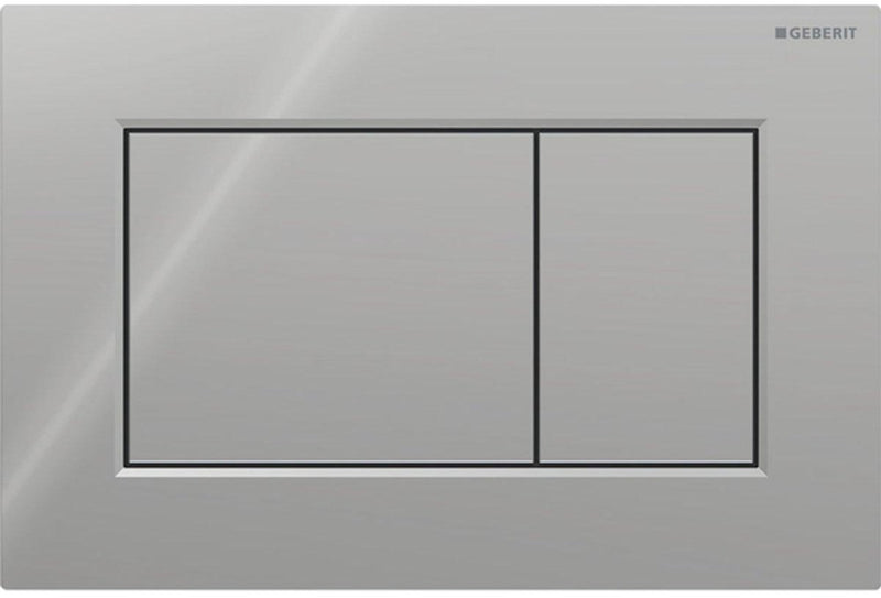 Geberit sigma01 bedieningsplaat - 2-toets spoeling - vierkant - glans chroom
