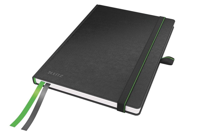 Leitz complete a5 analoog notitieboek gelijnd - met hardcover - elastische sluiting - zwart
