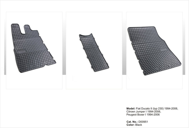 Frogum rubbermatten citroen jumper bestelwagen 1994-2006 -