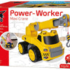 Big power worker maxi loopauto met kraan