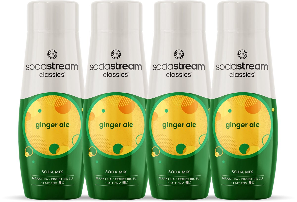 Sodastream giner ale siroop - 4 pack