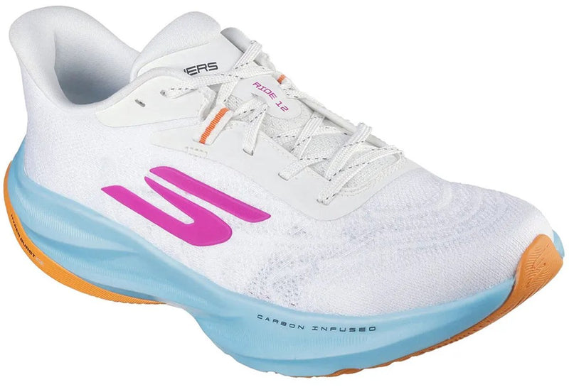 Skechers go run ride 12 - dames sportschoenen - wit