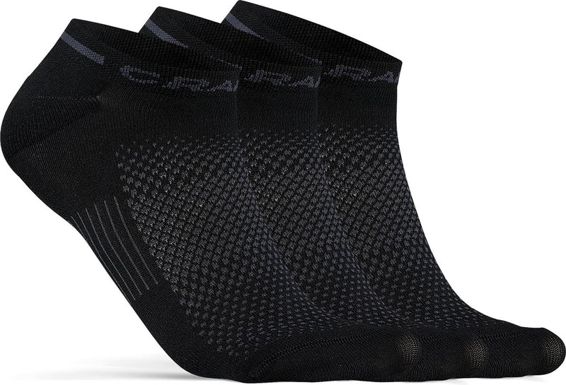 Craft active shaftless sock 3-pack unisex sportsokken - zwart
