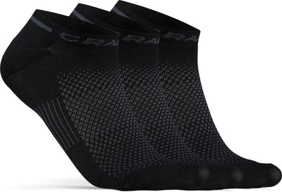 Craft active shaftless sock 3-pack unisex sportsokken - zwart