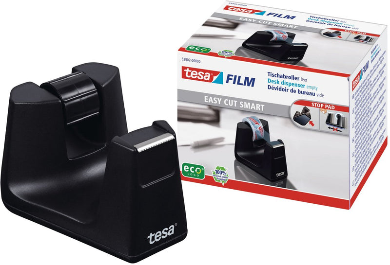 Tesa plakbandhouder easy cut® smart zwart