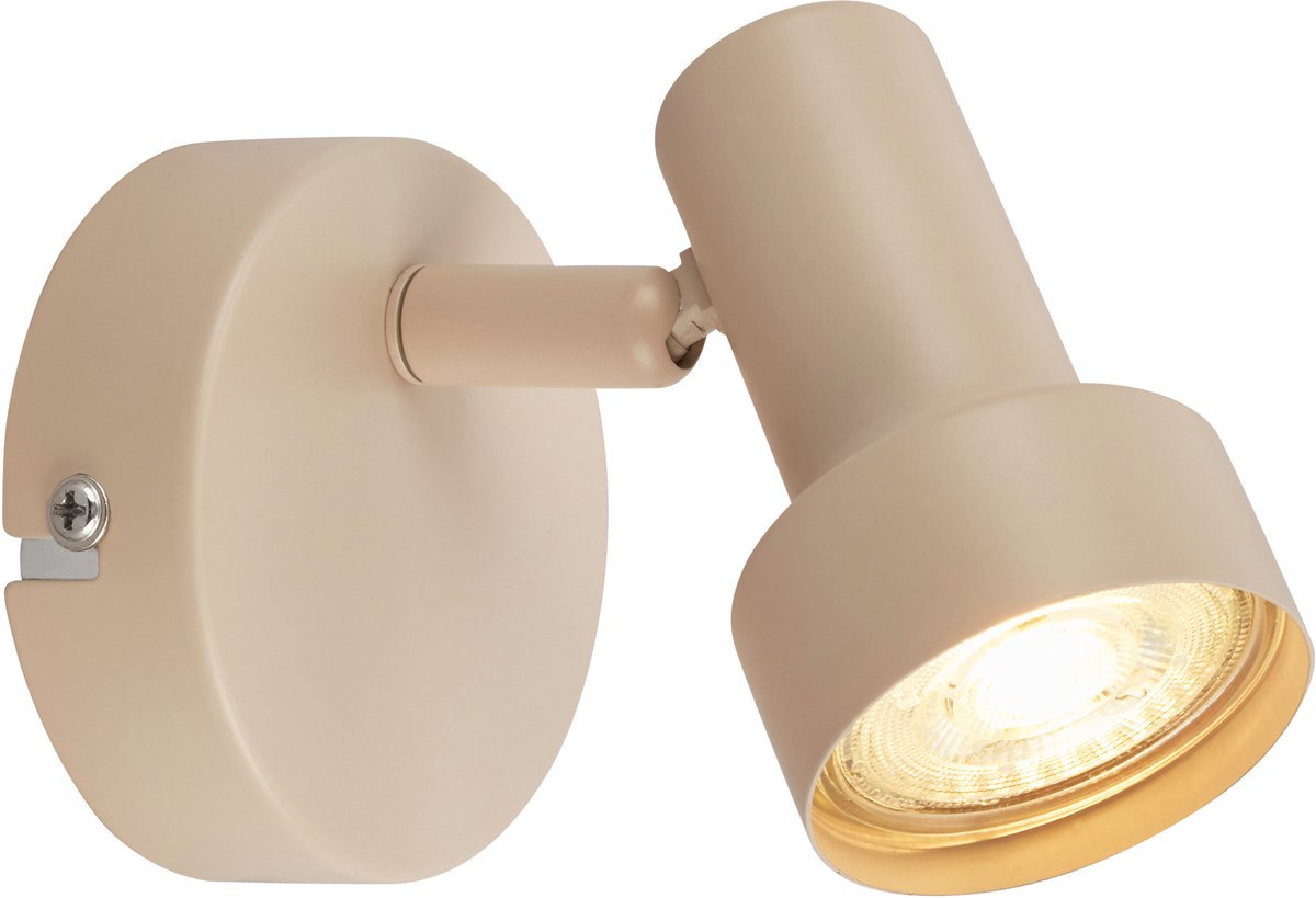 Briloner b.k.licht tapp - opbouwspot - plafondspot - 1x gu10 - taupe beige - ⌀8cm