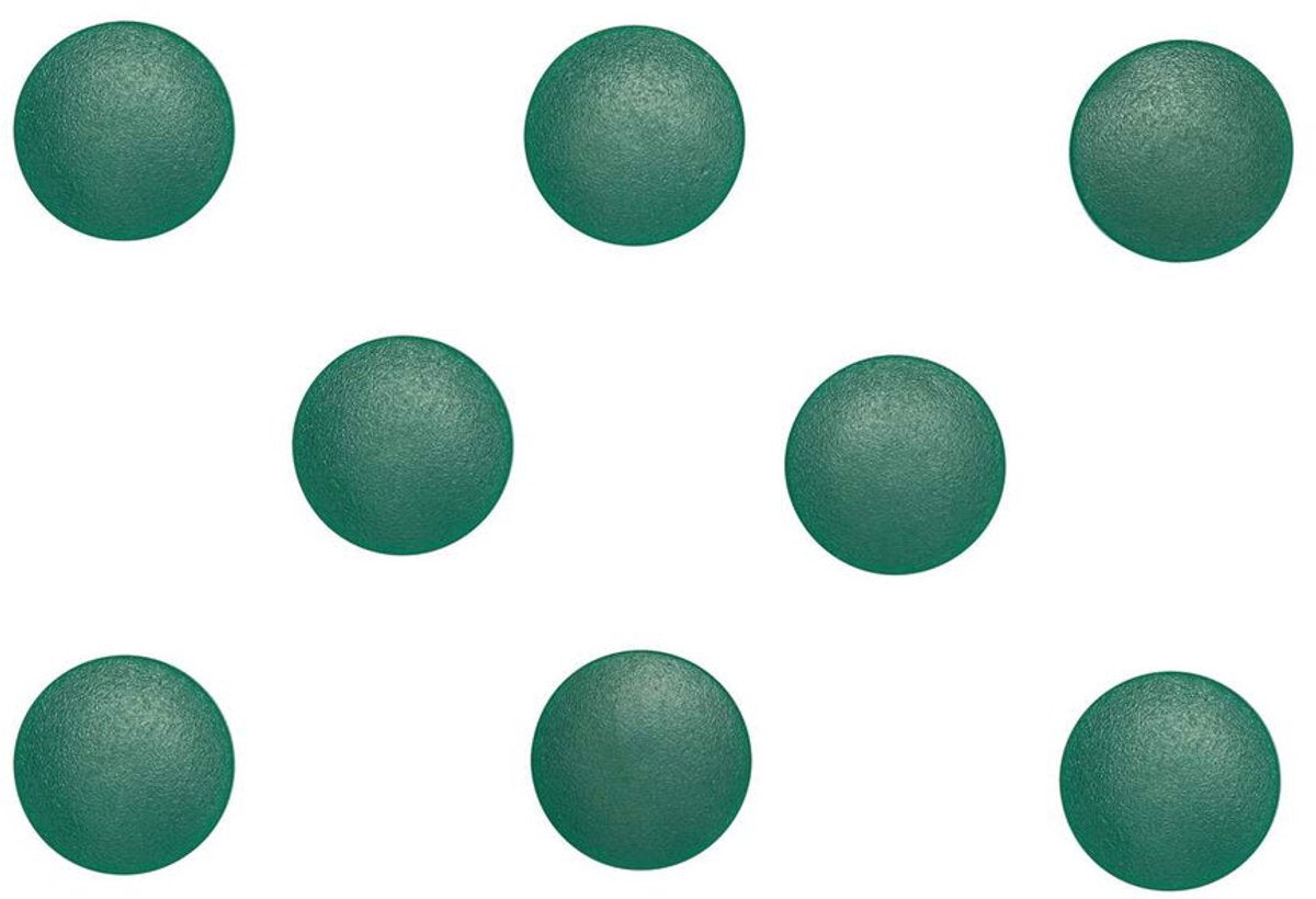 Maul magneet solid rond 8 stuks 0,3 kg kunststof ferriet bruchsicher ø 2 x 0.75 cm groen