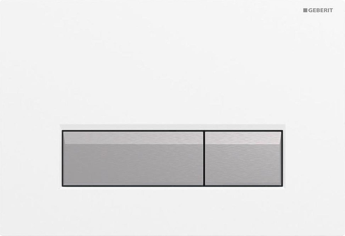 Geberit sigma40 duofresh bedieningspaneel - met geurafzuiging - kunststof - wit
