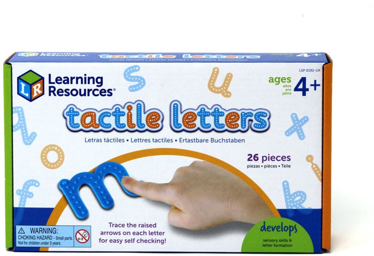 Learning resources tactiele letters (26 st.) - 2+