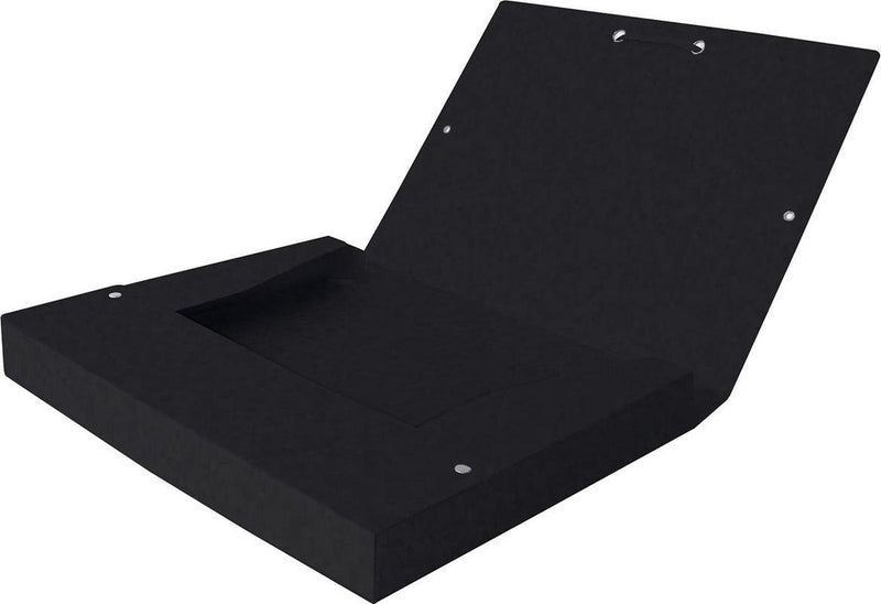 Oxford elastobox top file+ a4 40mm zwart