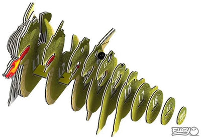 Eugy 3d puzzel - draak - fantasiefiguren - duurzaam - verzamel ze allemaal - 6 jaar
