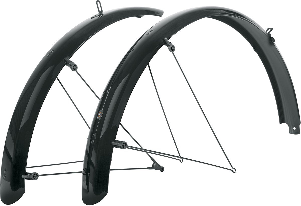 Sks spatbordset 27.5 - 29 bluemels basic 69mm glans zwart