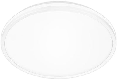 Briloner pulap a – led plafonniere – plafondlamp met eek a lichtbron* – indirect licht – neutraal wit licht – ø 33cm - wit